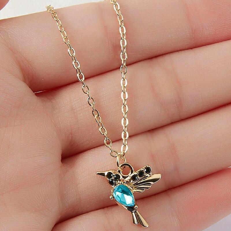 Jada – Necklace Hummingbird from Enamel & Zirconium