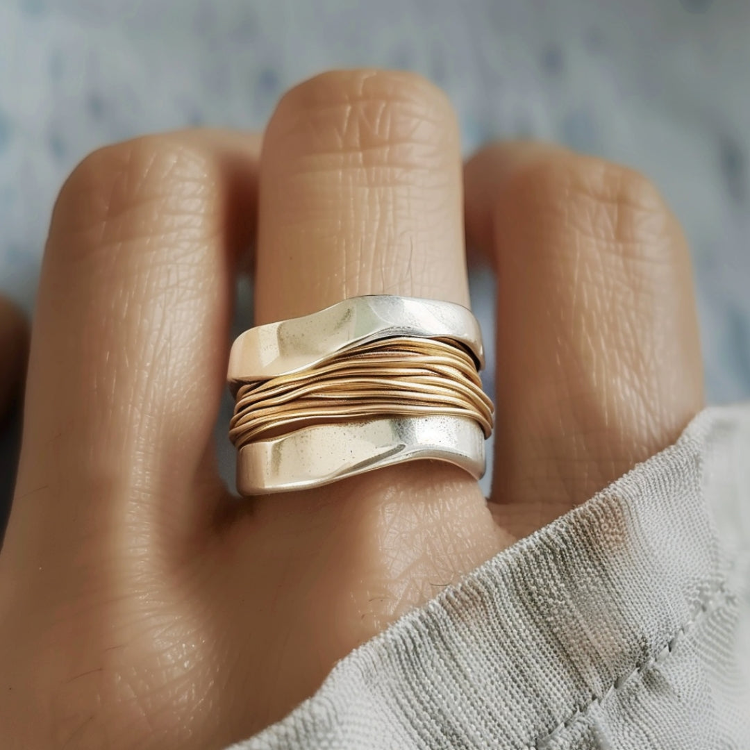 Arra – Ring Silver and Gold