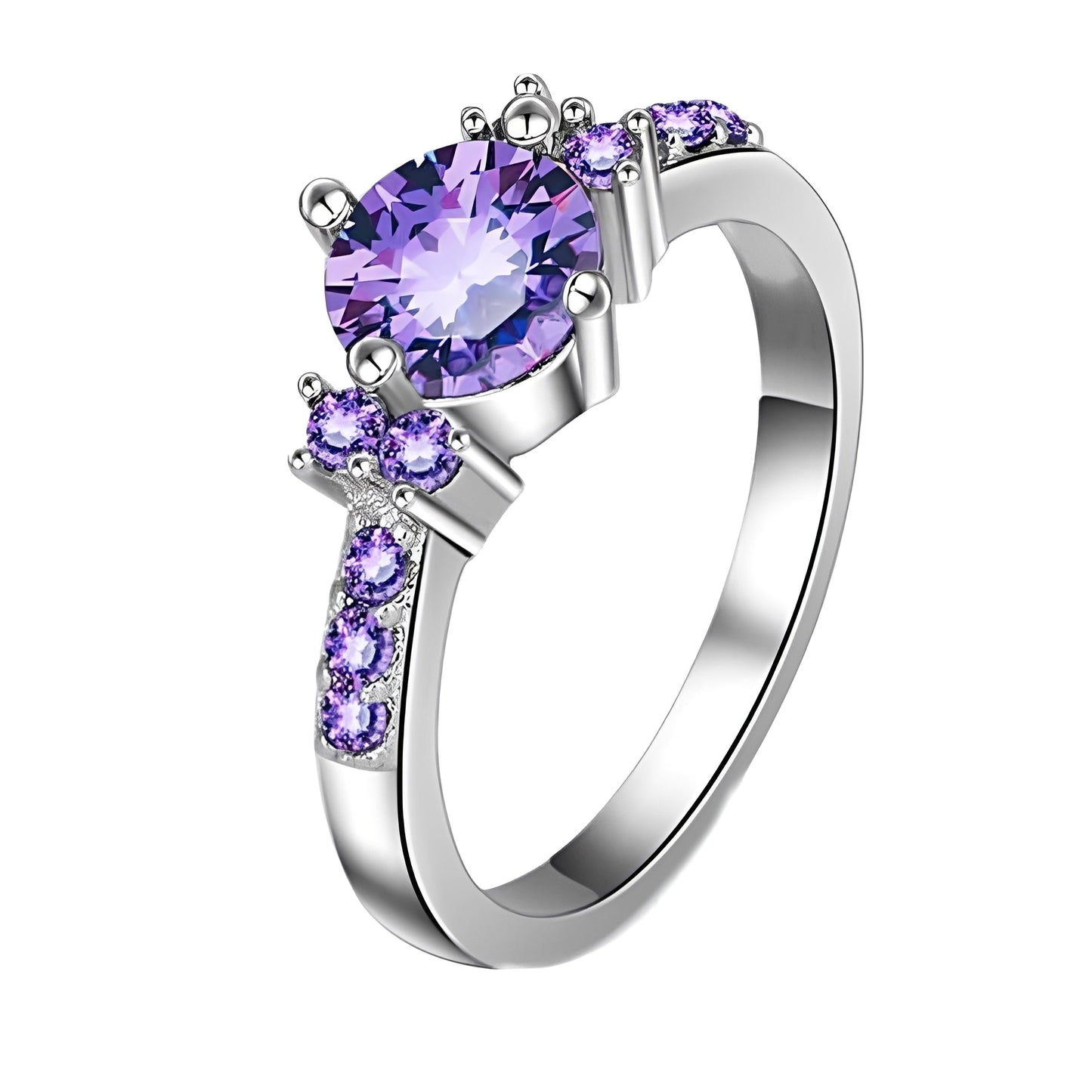 Coralie – Ring Amethyst Violet