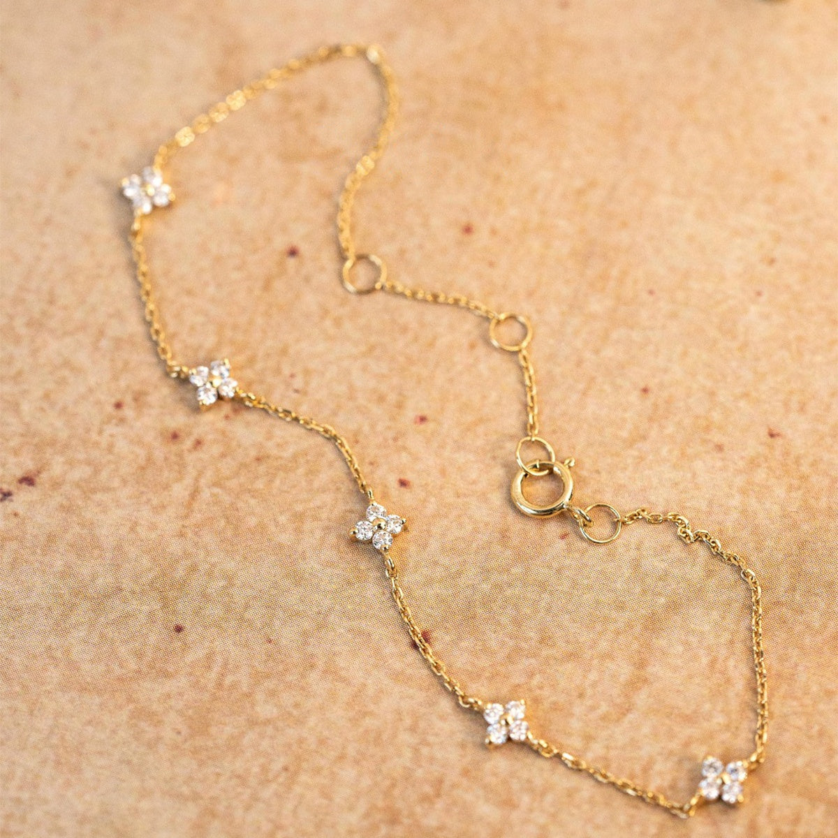 Soline – Bracelet Chain made of Clear Crystal