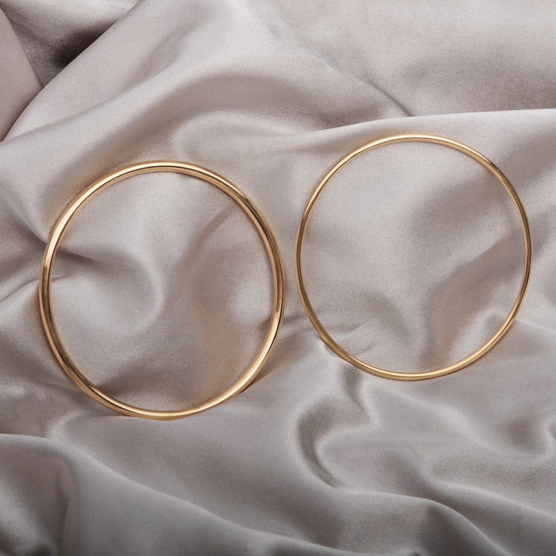 Classic Bangle - Gold Slip-On Bracelet