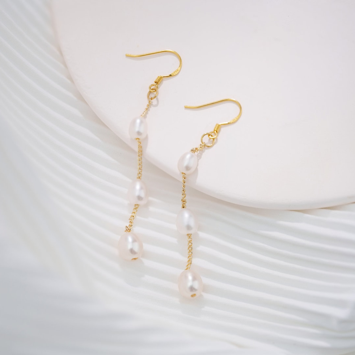 Diverse Pearl Drops - Hanging Earrings