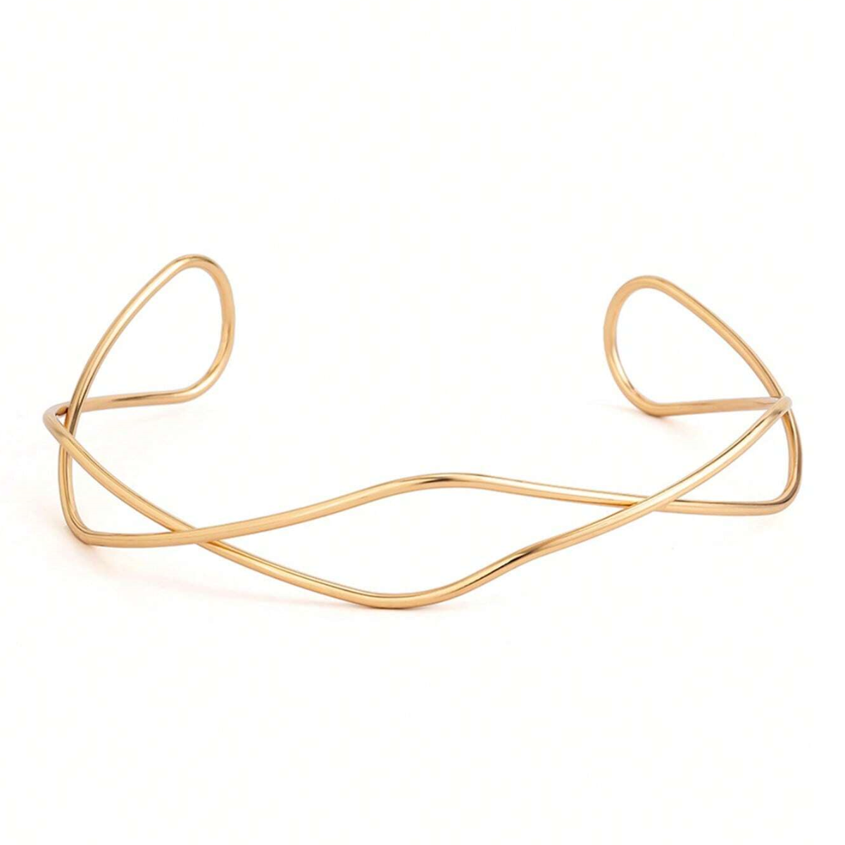 Necklace from twisted wire - Contemporary twist choker