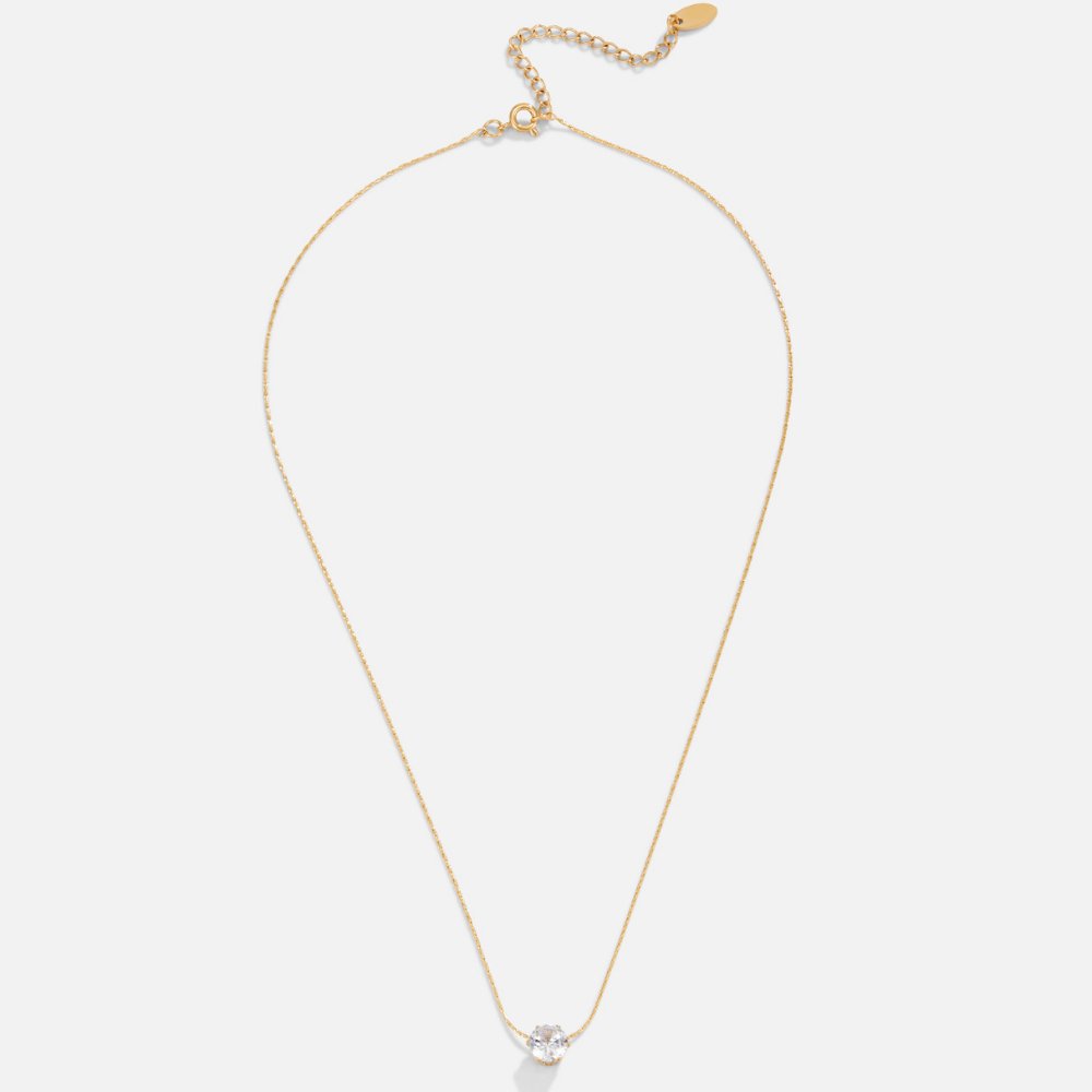 Nyx - Fine Round Crystal Necklace