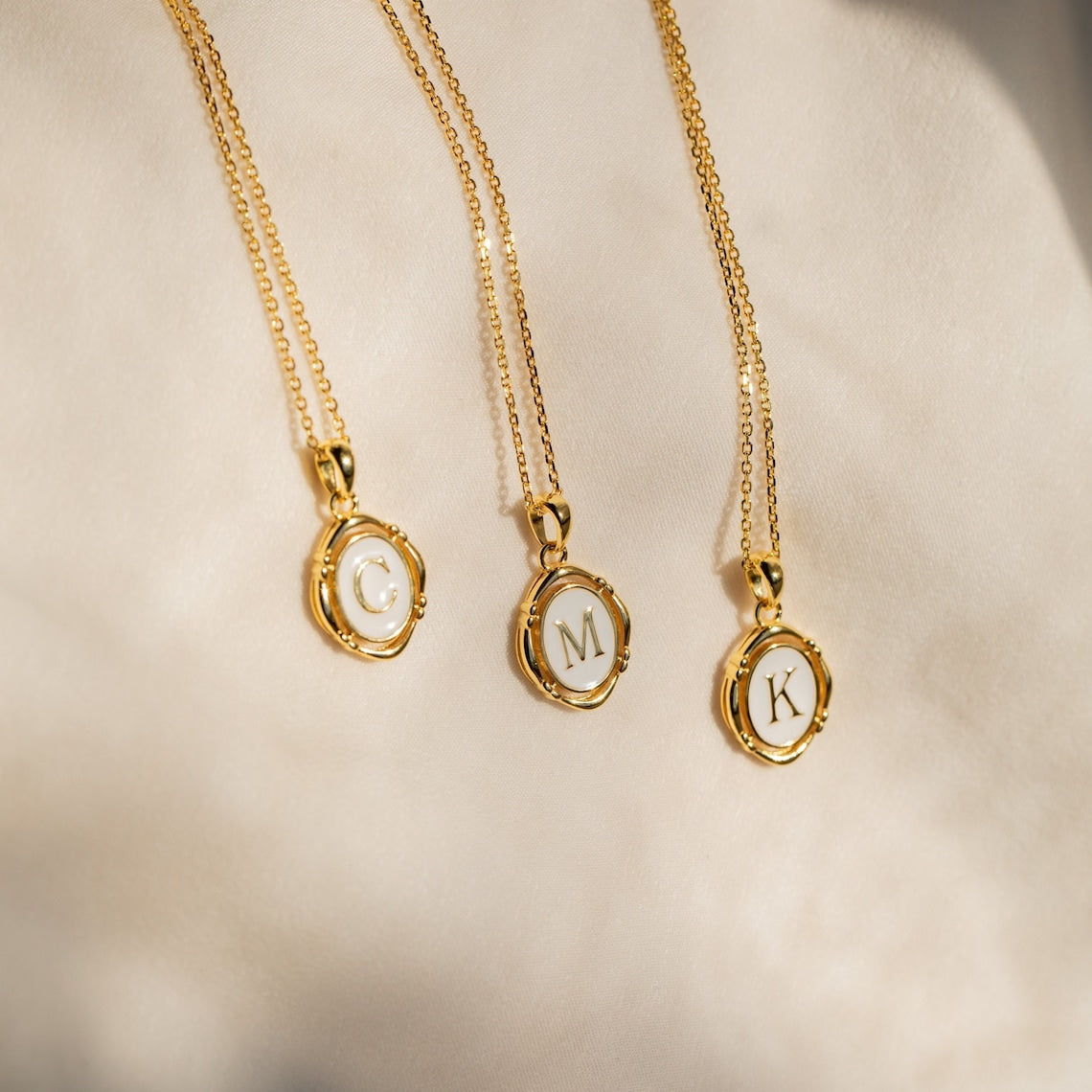 Necklace with Initial Pendant