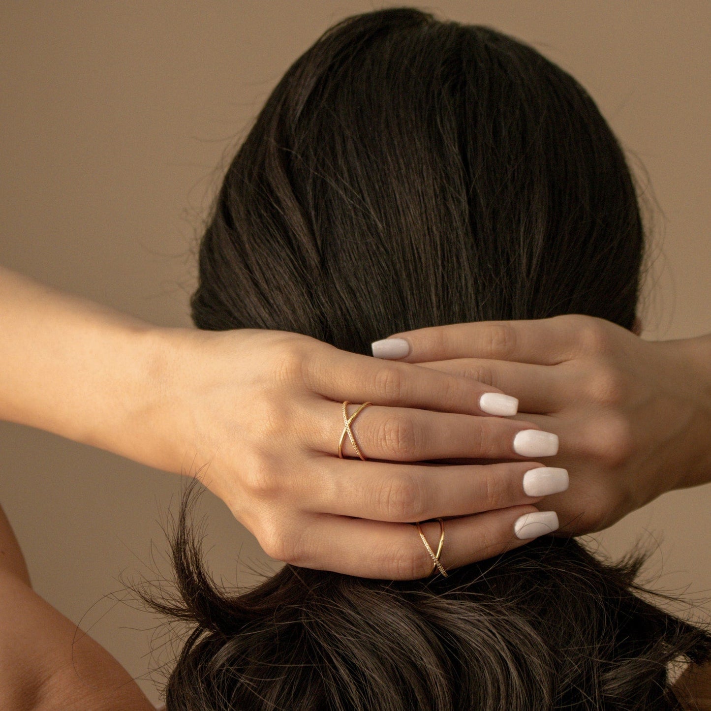 Lena – Luxury pavé X ring
