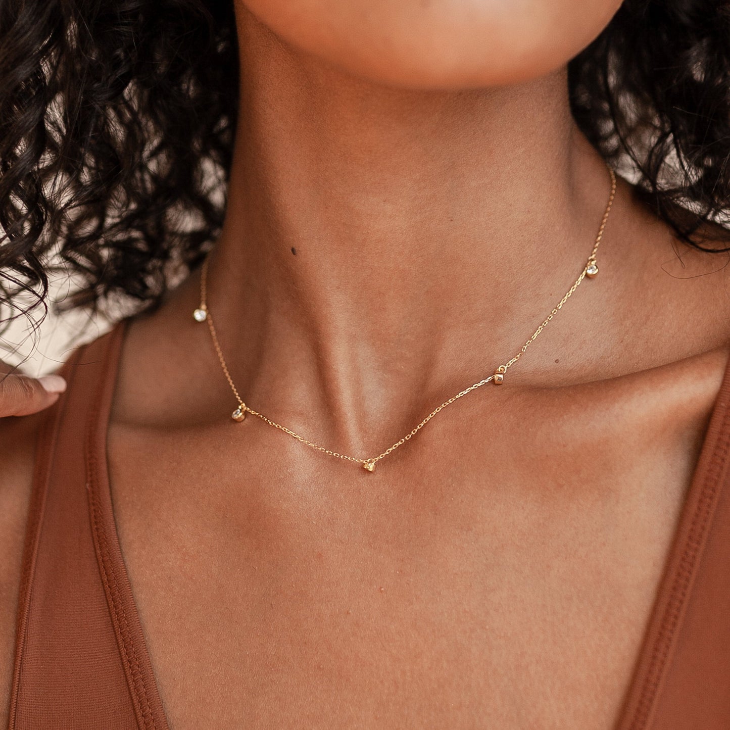 Tilly – Necklace Station Diamond