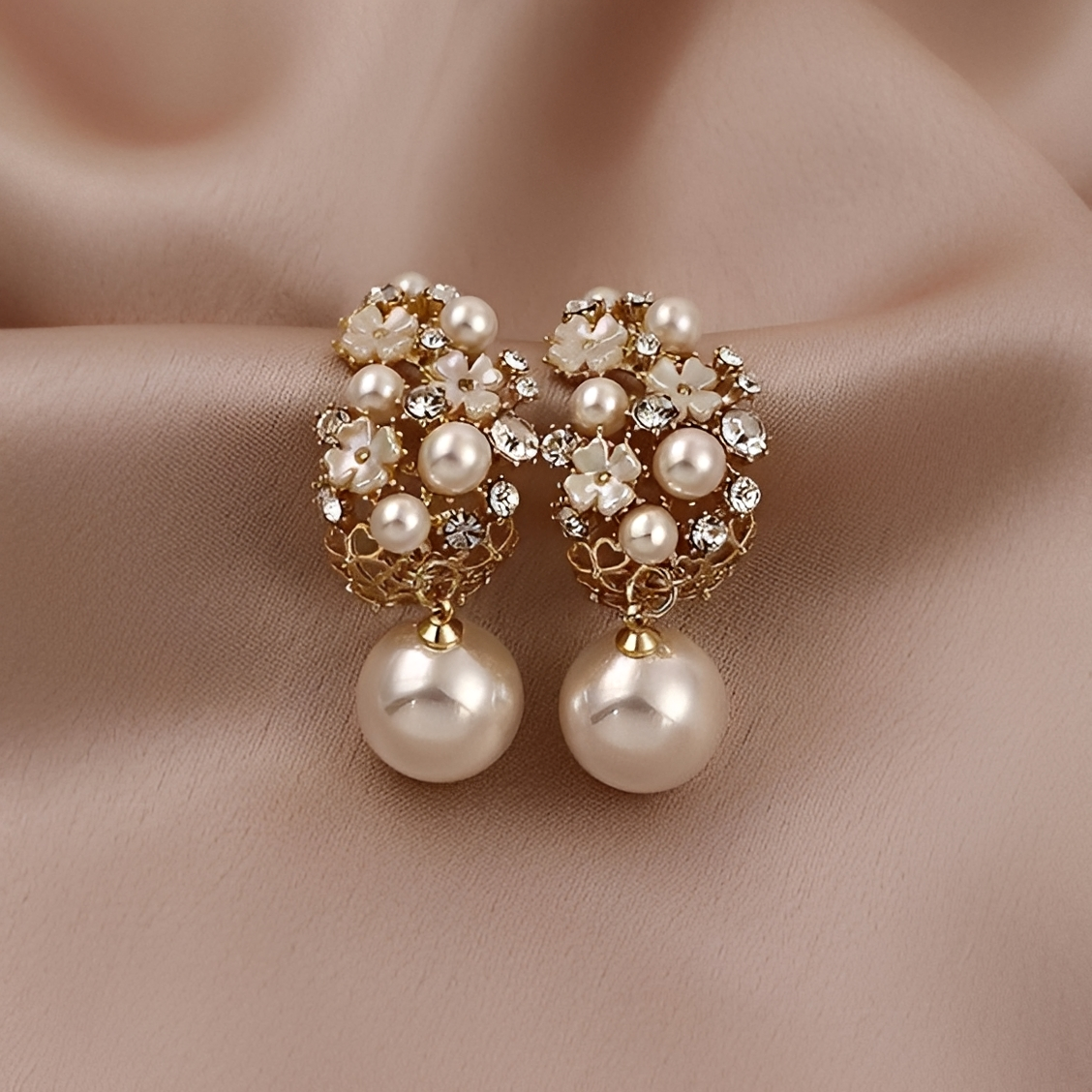 Ellie – Stylish Earrings with Pearls