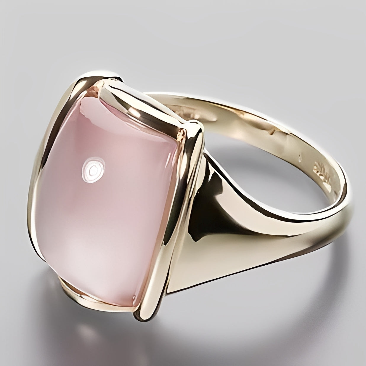 Sophia – Vintage Square Ring in Rose Gold