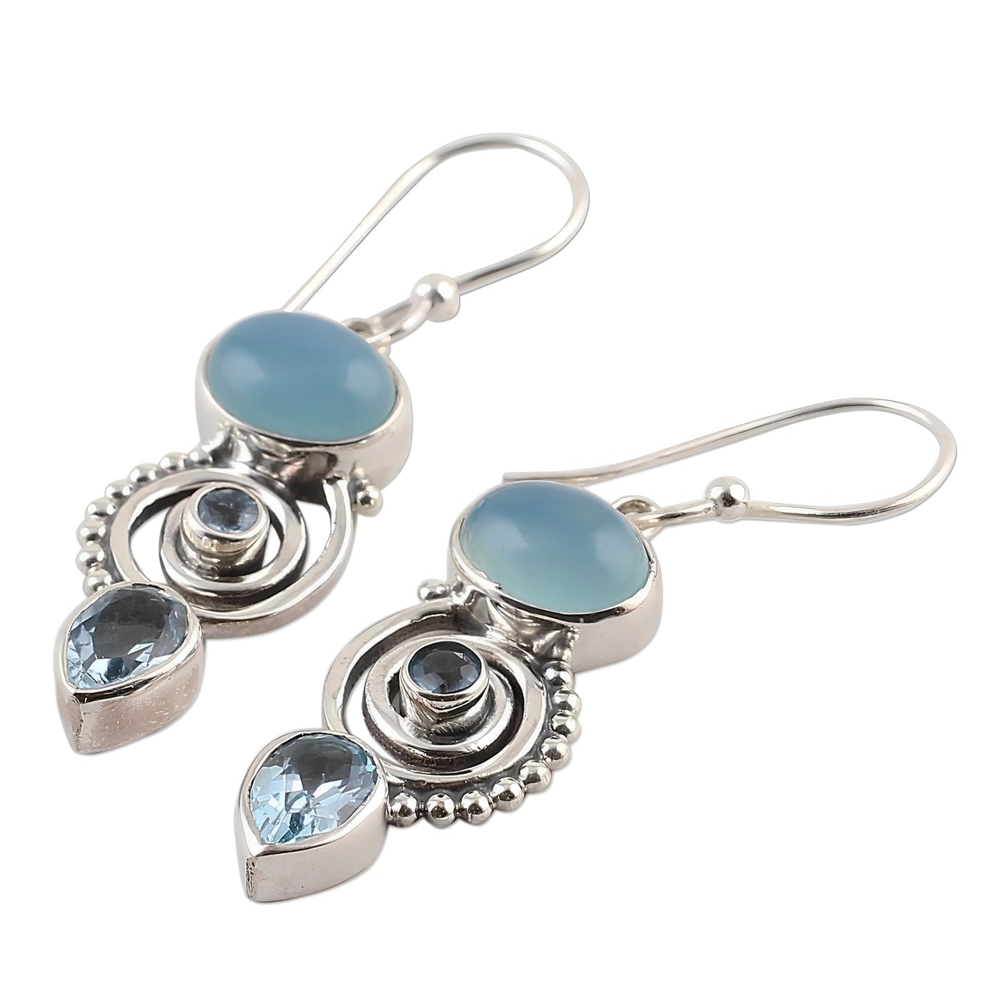 Lunaria – Vintage Earrings with Moonstone