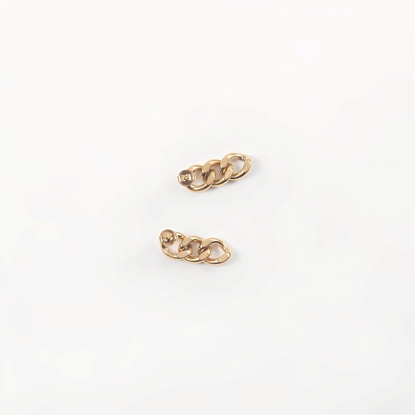 Sol – Link Hoops in Gold