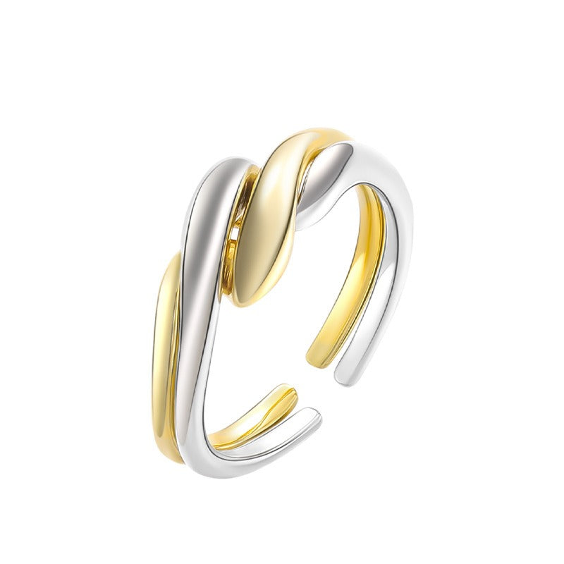 Elaine – Ring S925 made of silver with irregular water wave