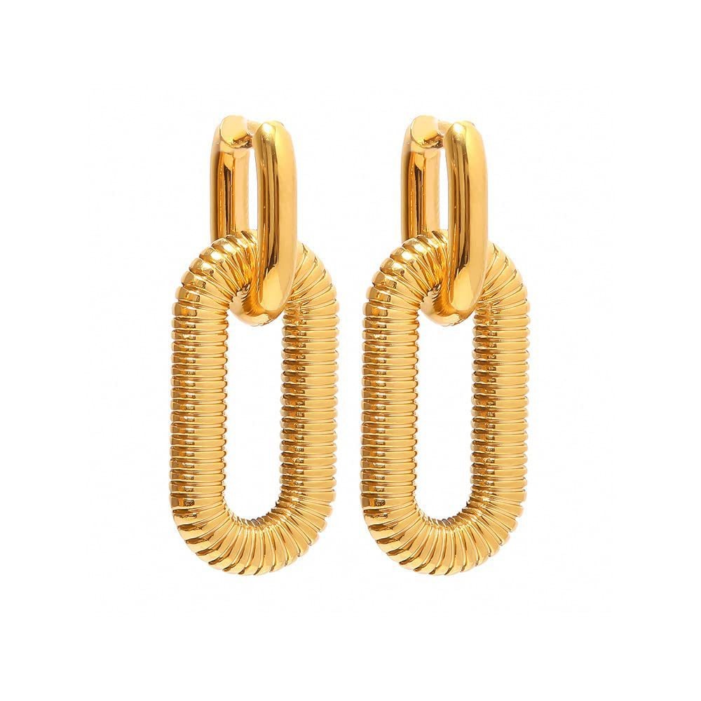 Mariz – Sparkling Cuban Chain Earrings