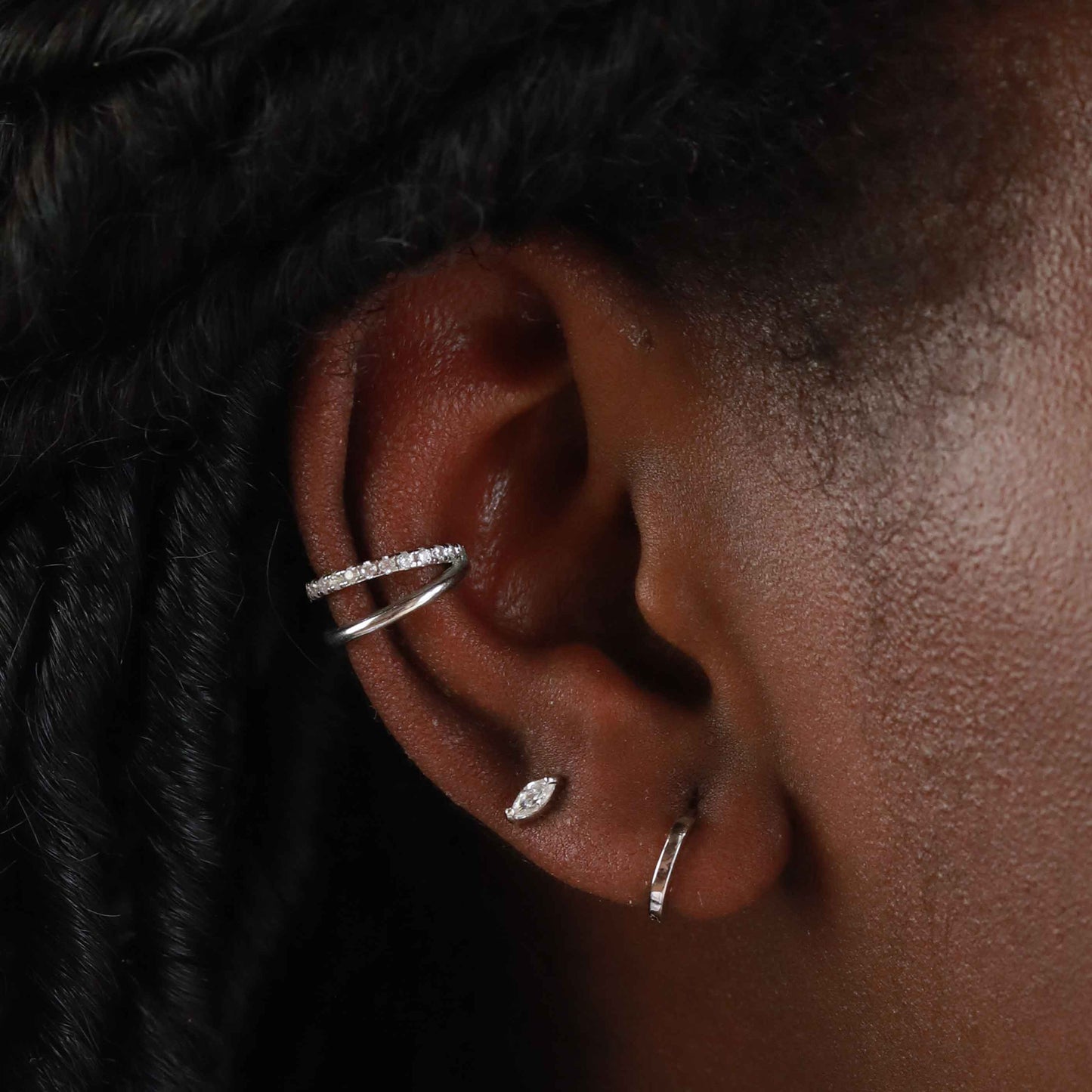 Riley – Silver Ear Cuff