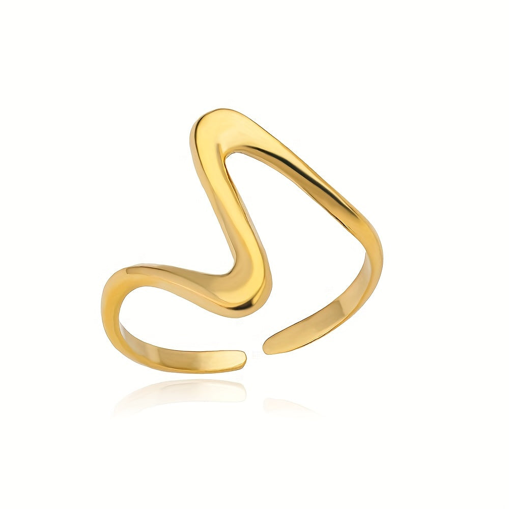 Rea – Adjustable cuff ring in contemporary style