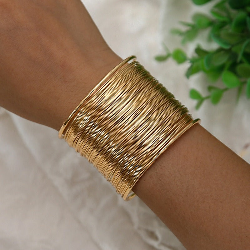 Nadine – Gold-Plated Bracelet in Vintage Style
