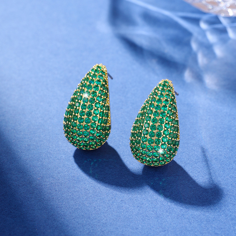Drop Ear Studs - Inlay Earring