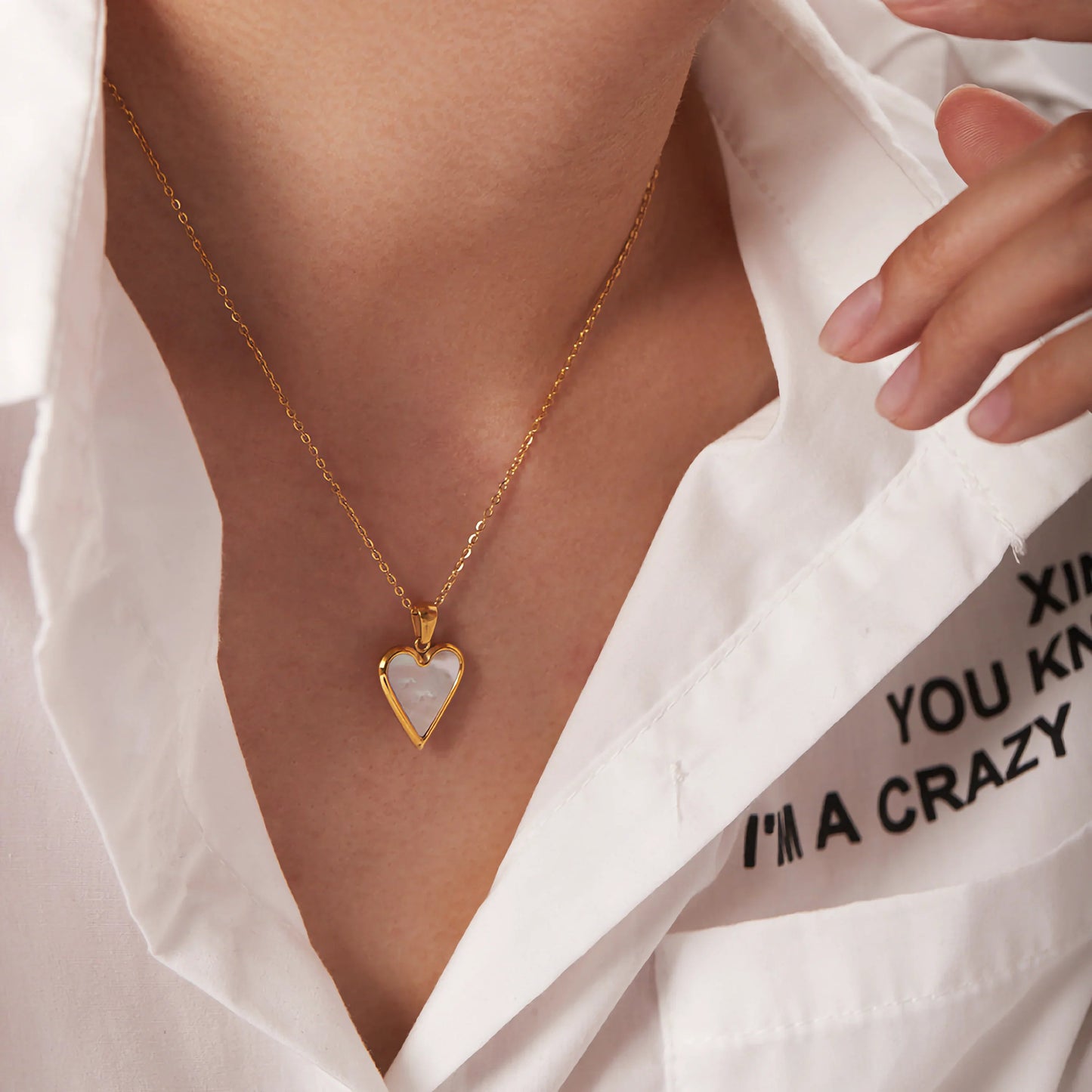Blythe – Heart Necklace Elegant