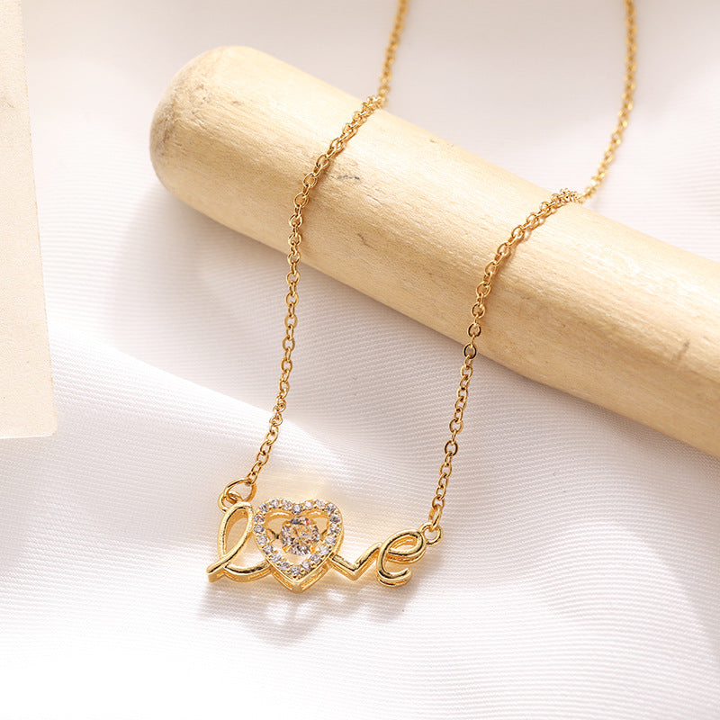 Love Spelled - Pendant necklace with love