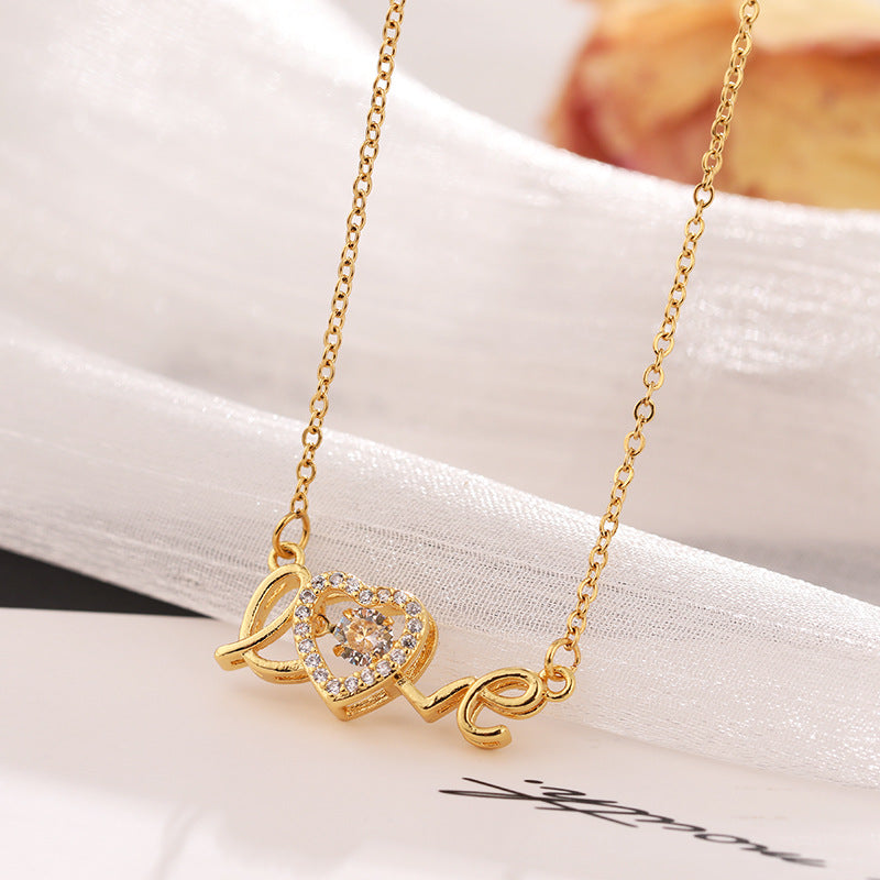 Love Spelled - Pendant necklace with love