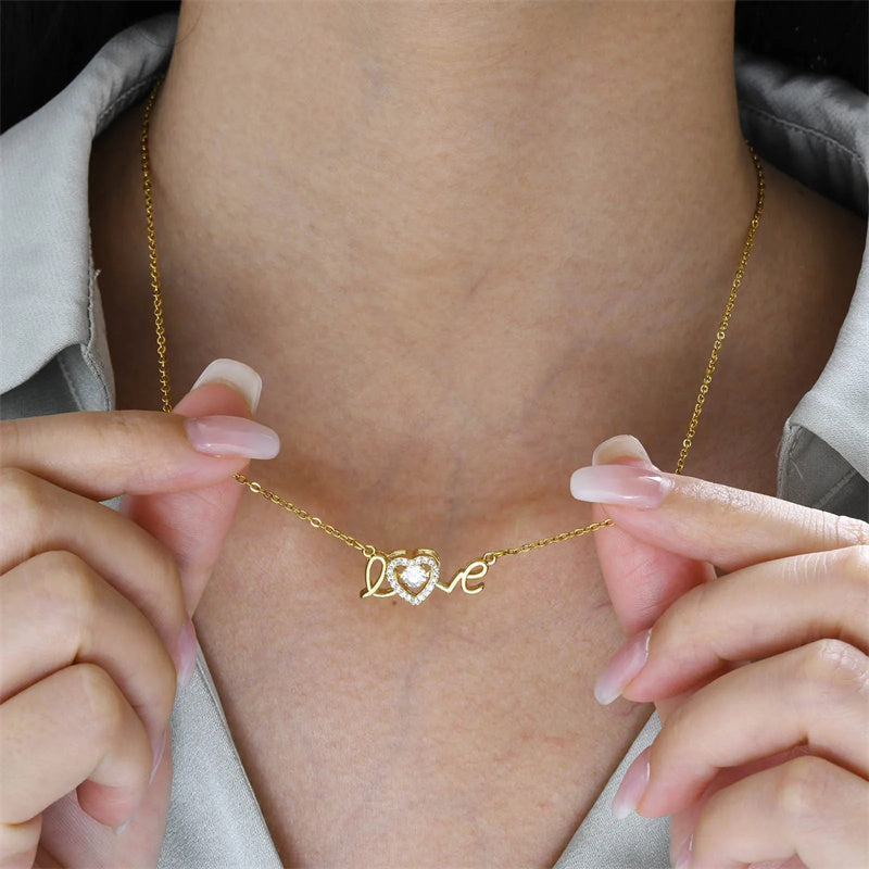 Love Spelled - Pendant necklace with love