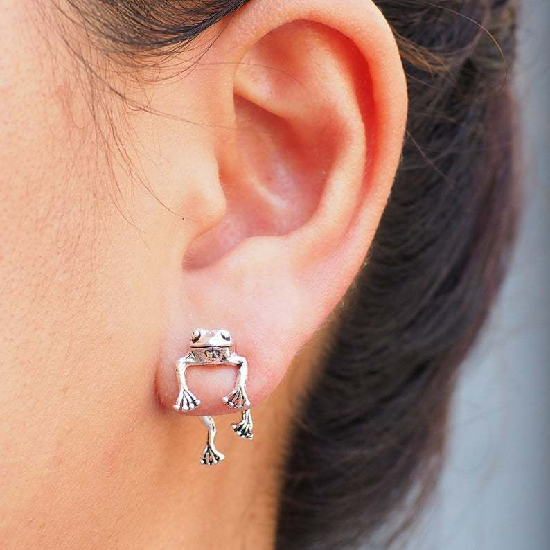 Sweet Frog Earrings - Mini Frog Design