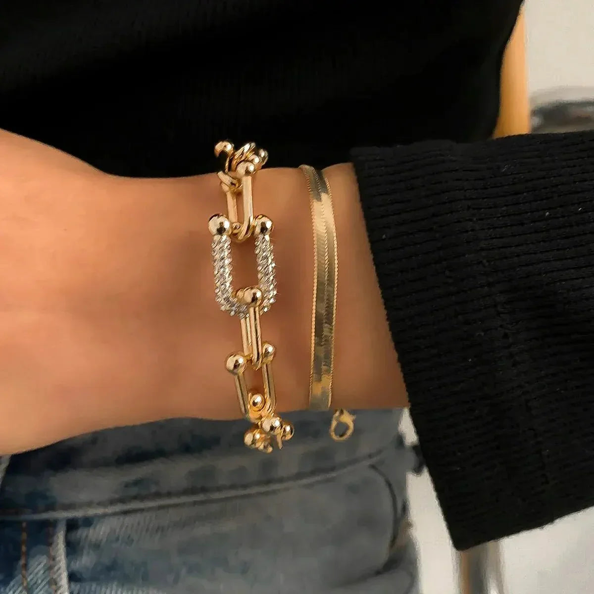 Maelys – Bracelets Set Chain & Snake