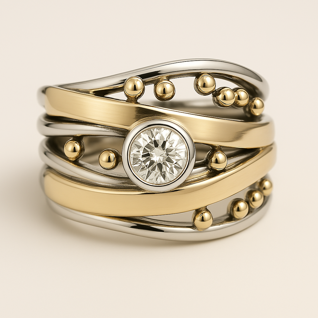 Dalia – Vintage Ring with Set Details