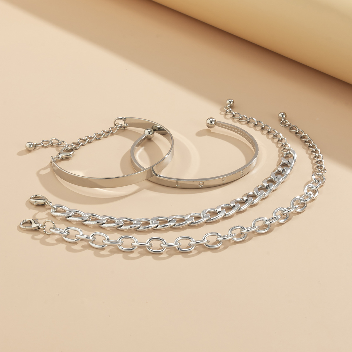 4-Chain Bracelet - Adjustable Bracelet Set