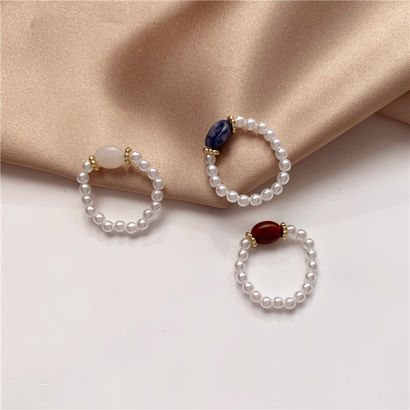 Stone Pearl - Vintage Ring with Pearls