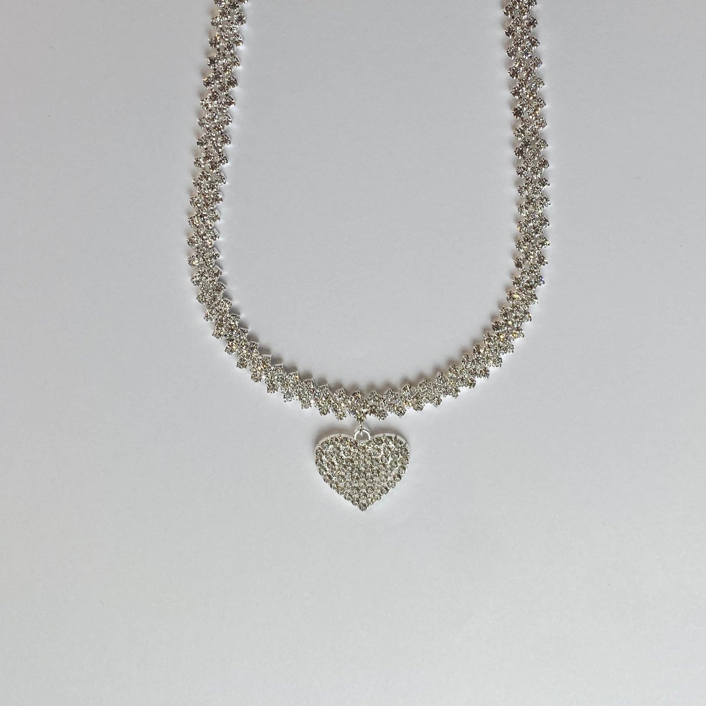 Zirconia Inlays - Double Tennis Necklace