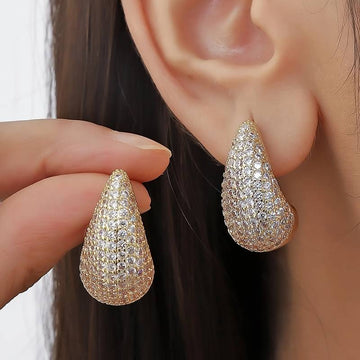 Drop Ear Studs - Inlay Earring