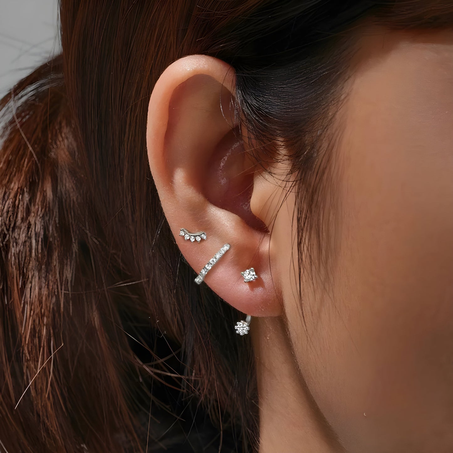 Elena – Set with Three Earrings
