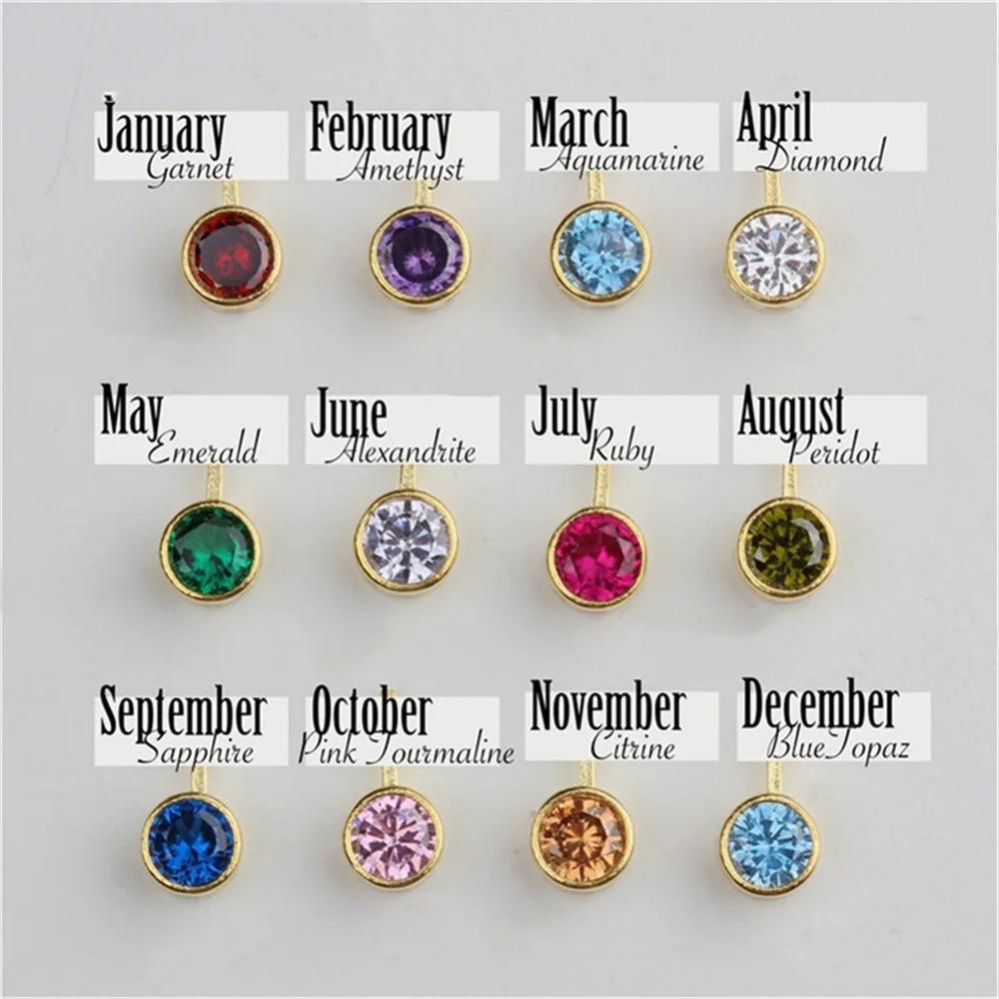 Flower bracelet for birthday - Bracelet with birthstone and flower