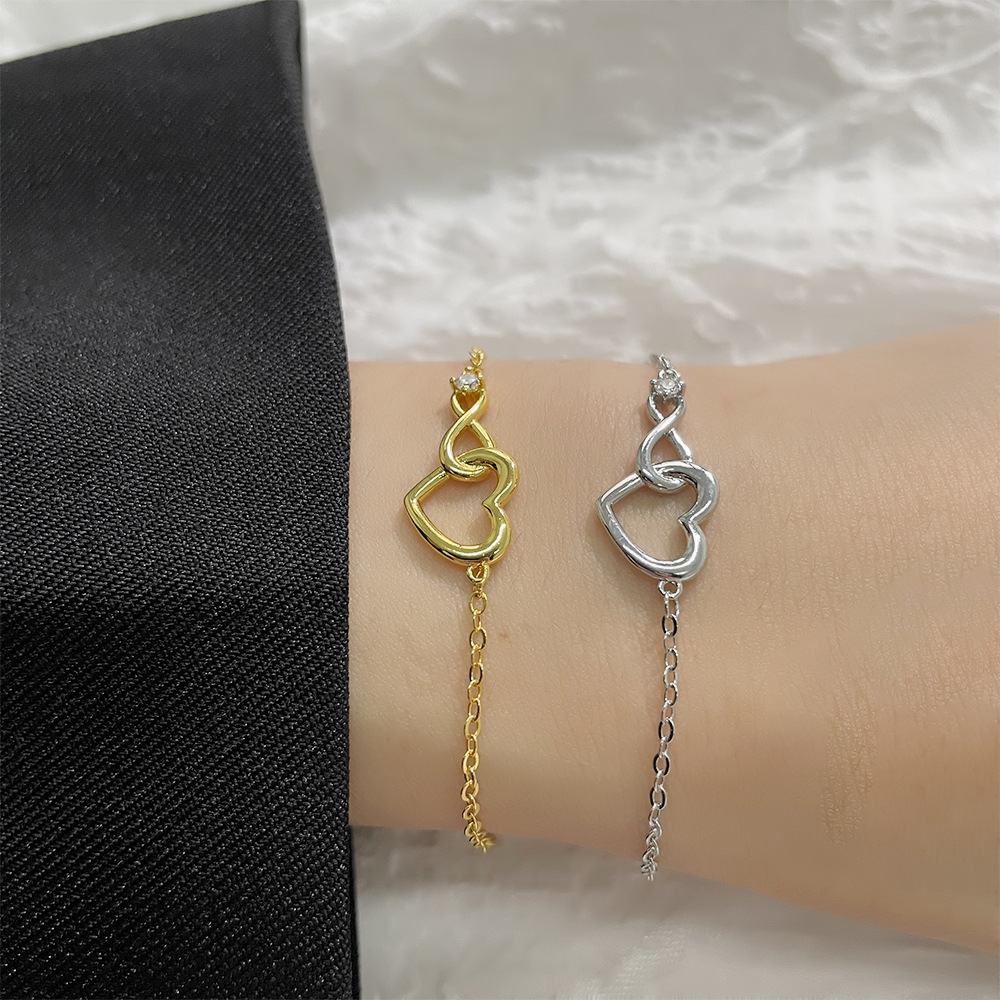 Infinite Heart Bracelet - Elegant CZ Bracelet