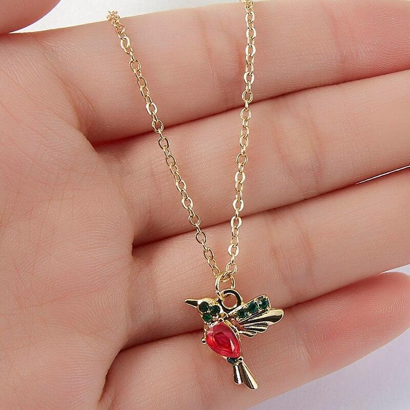 Jada – Necklace Hummingbird from Enamel & Zirconium