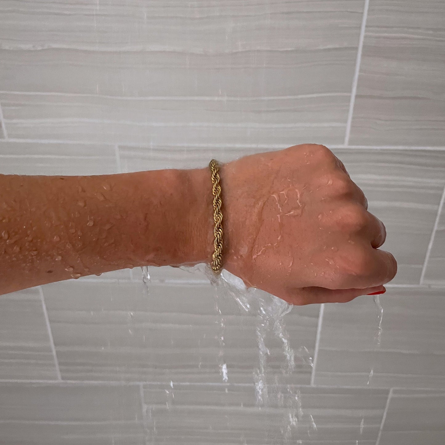 Mila – Twisted Bracelet in Stainless Steel
