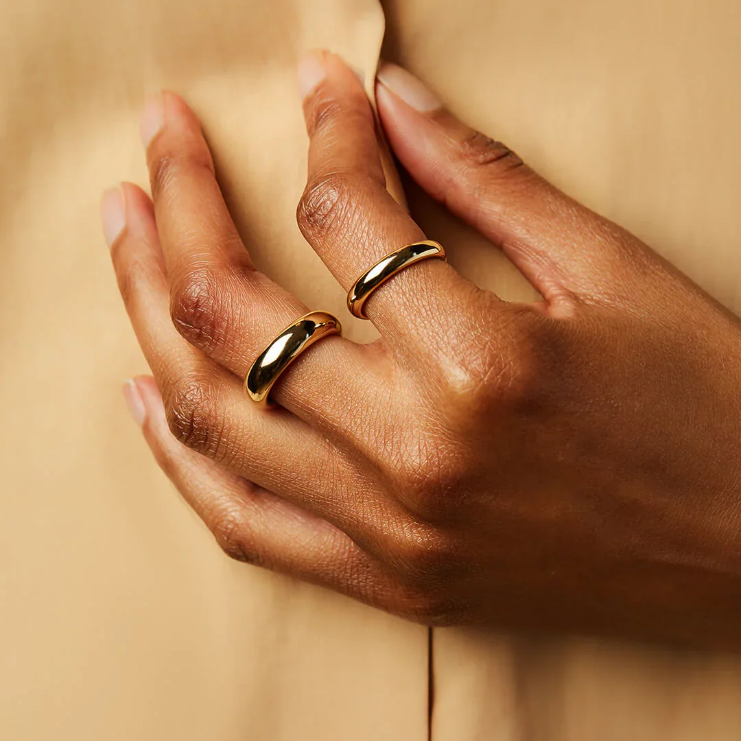 Eloane – Ring Made of Gold-Plated Stainless Steel