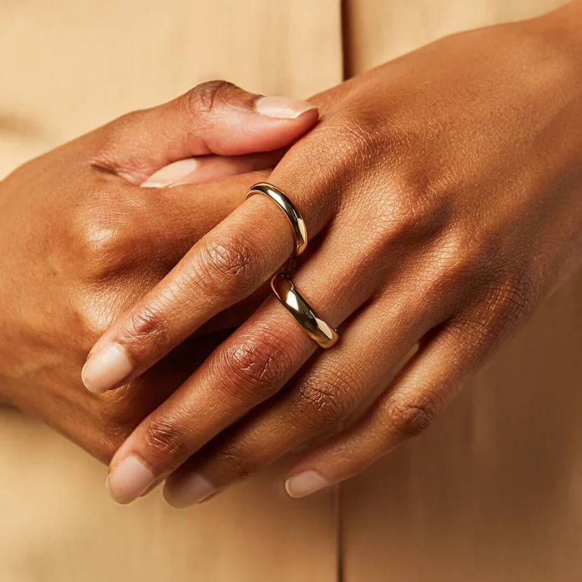 Eloane – Ring Made of Gold-Plated Stainless Steel