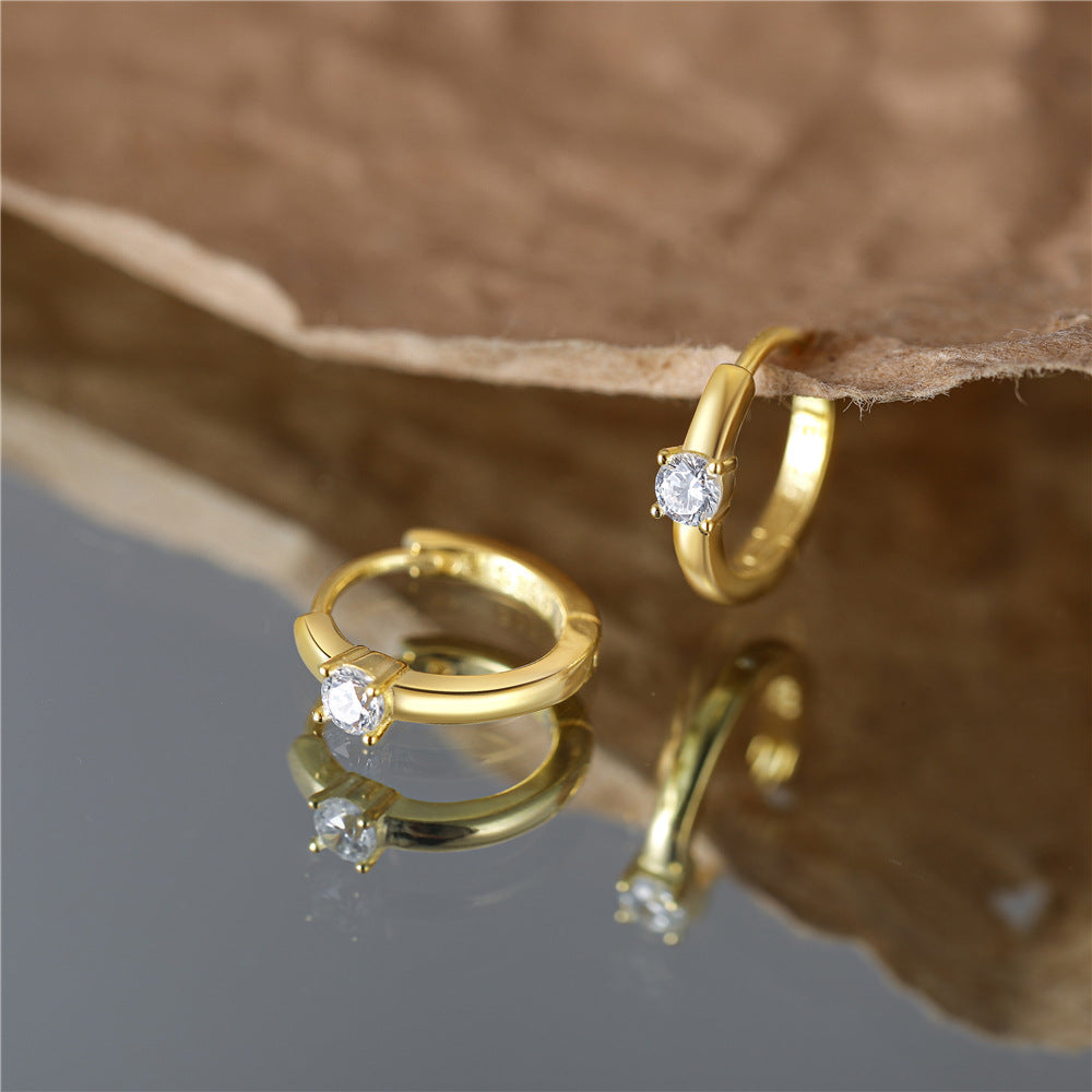 Aurielle – Stylish Solitaire Earrings