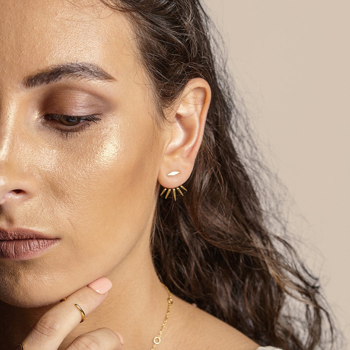 Spike stud earrings - Simple earrings