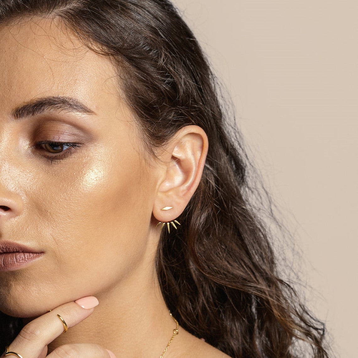 Spike stud earrings - Simple earrings
