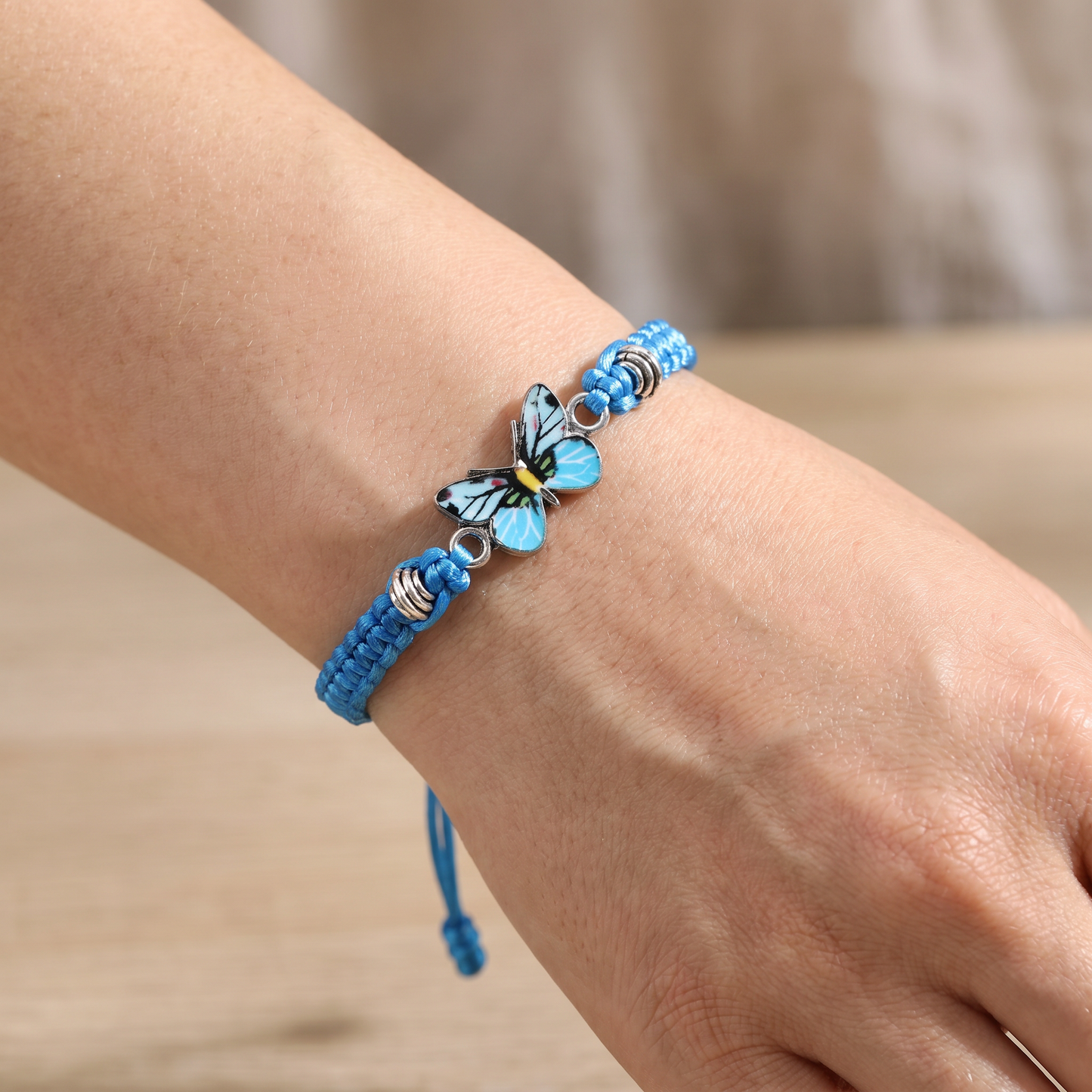 Elvina – Blue Butterfly Cuff