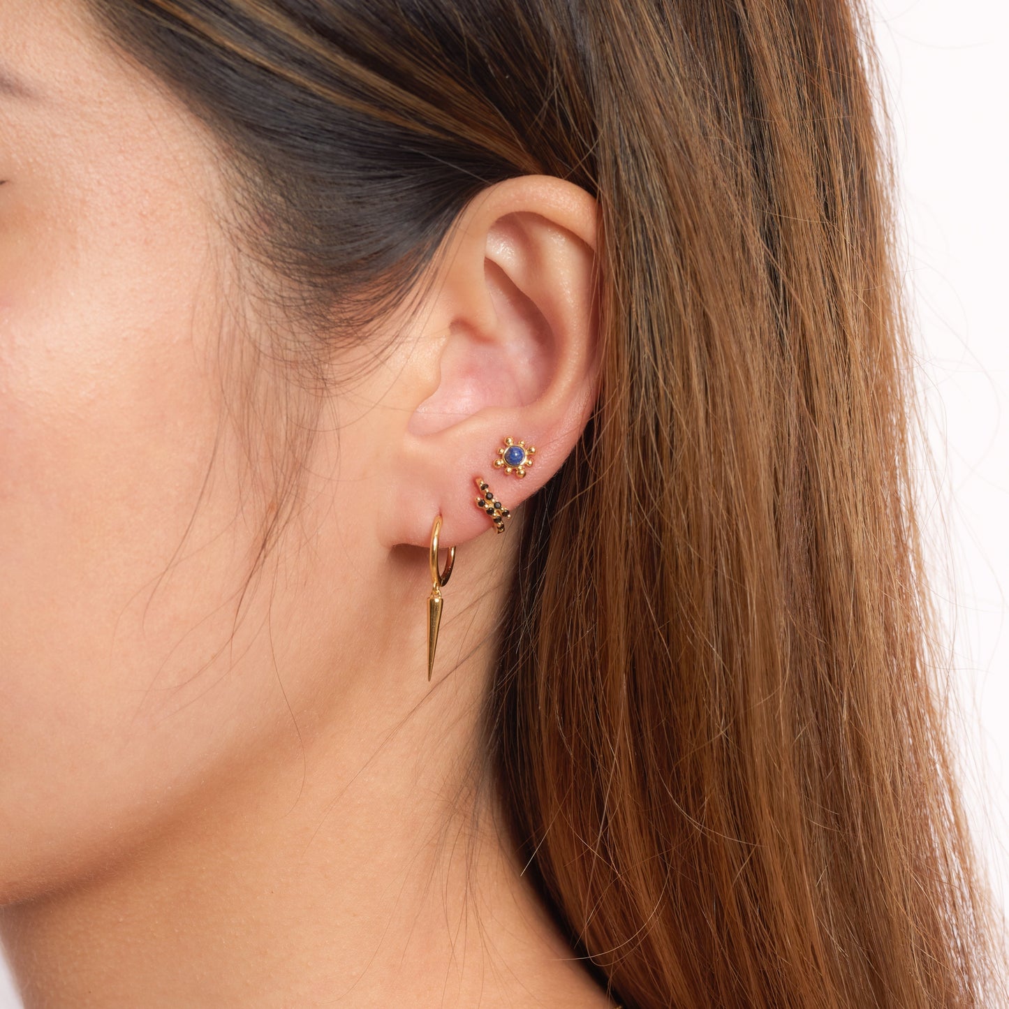 Kamala - Square Spike Earrings