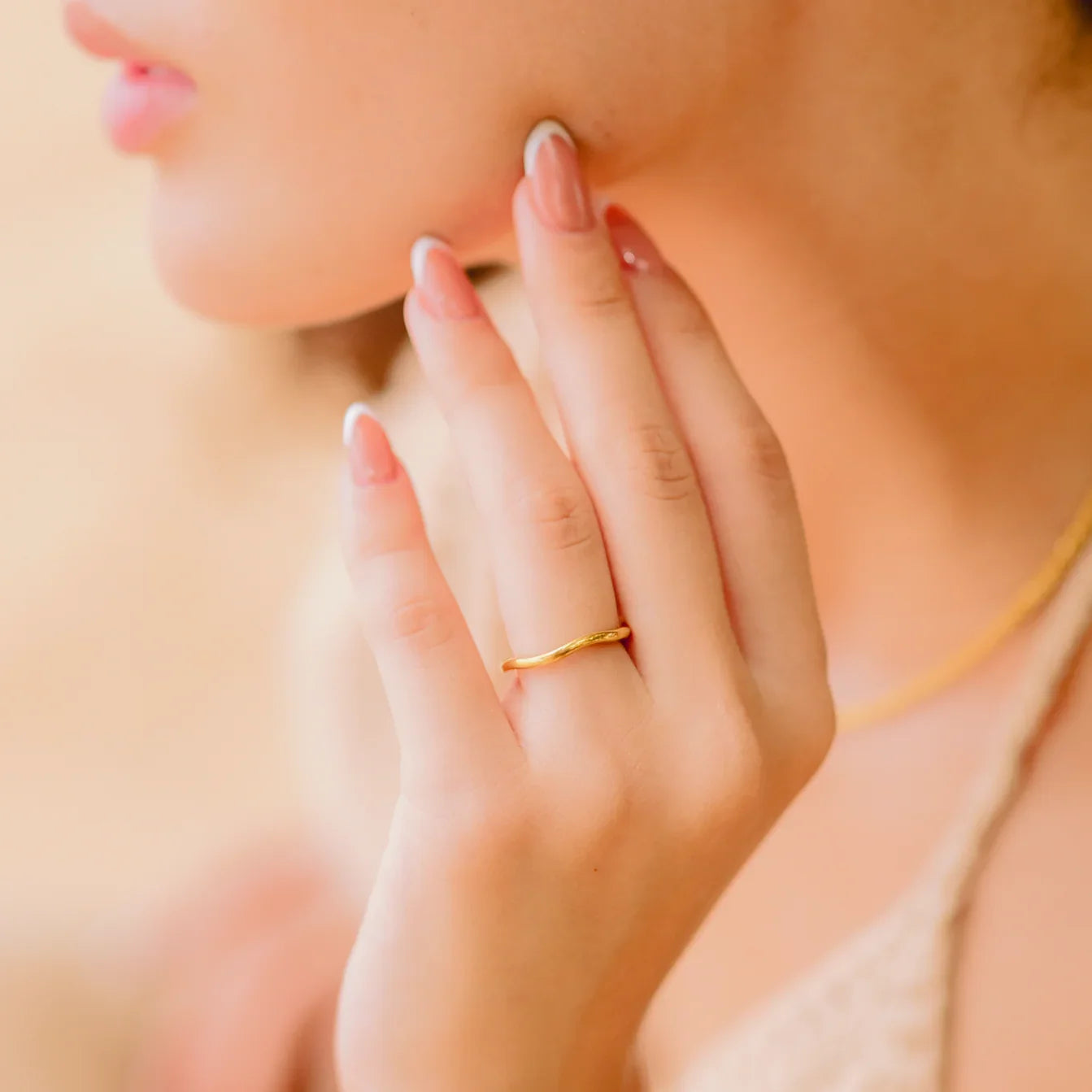 Dianne – Chic Ring in Gold with Layering Option