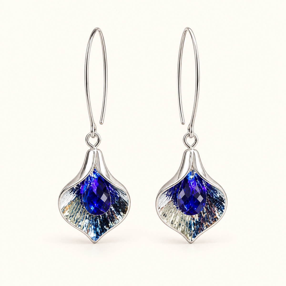 Women's Earrings with Decorative Stone Accents