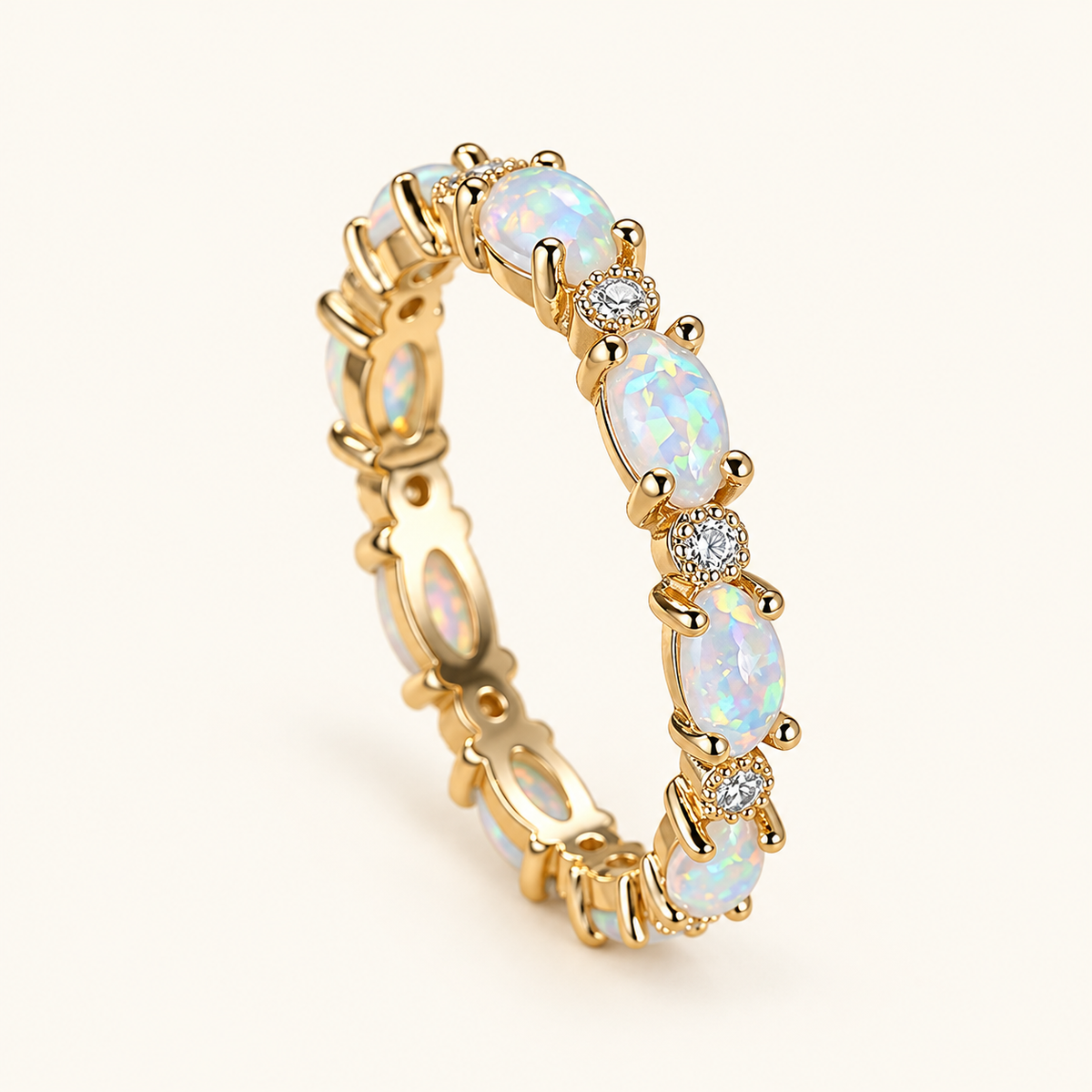 Women's Eternity Ring with Continuous Stone Setting