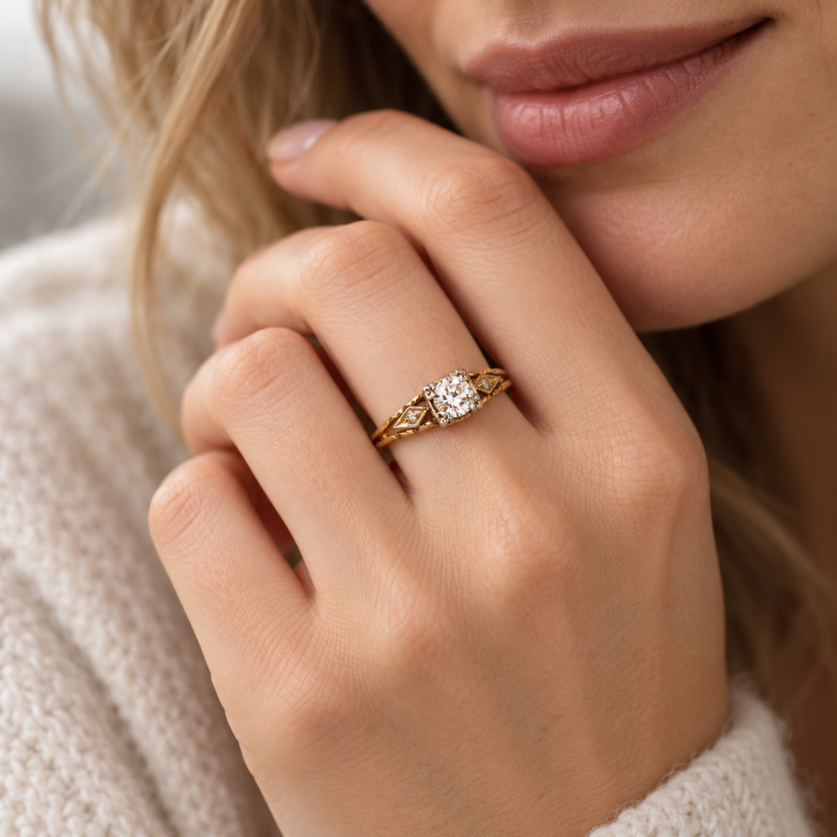 Women’s Fine Stacking Ring with Classic Band Design