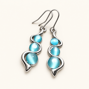 Women Drop Earrings with Elongated Pendant Design