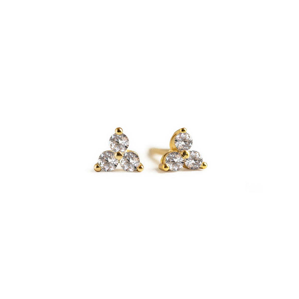 Small Clover Stud Earrings